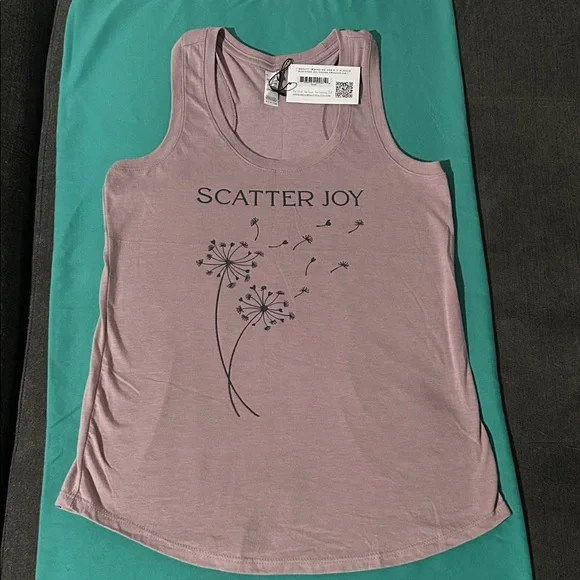 Scatter Joy Women's Purple Tank Top Sz: S - Picture 1 of 4